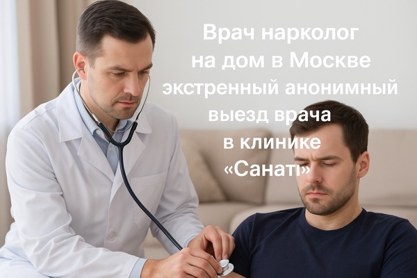 Врач-нарколог на дом в Москве: особенности помощи, причины зависимости и значение своевременного лечения